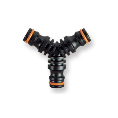 Raccordo Claber 8615 Deviatore a tre vie con innesti rapidi Quick Click