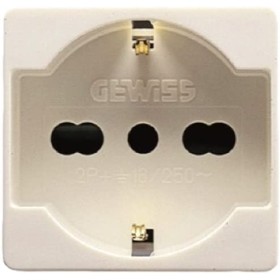 Presa Shuko Gewiss Bivalente Incasso GW20246 16A 2P+T 250V Certificata