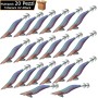 Totanare UV Attack Colore Blu Size 3.0 Per Seppie Totani Multipack Pezzi 20