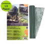Multipack 10 pz Telo Protettivo per Piante Velo in Tnt Verde 17g/mq misura 1,6 x 5 metri