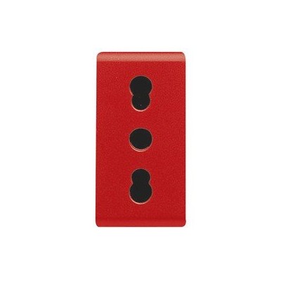Presa Bivalente Rossa Incasso Gewiss GW20295 16A 2P+T Linee Dedicate