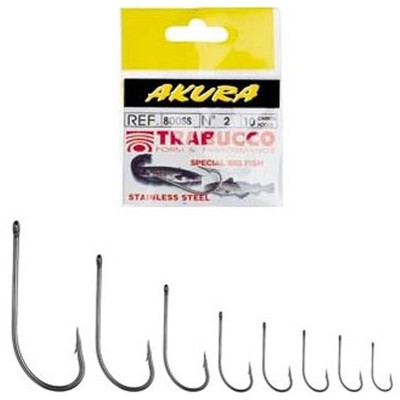 AMI AKURA INOX 800SS TRABUCCO N° 6 PEZZI 10 CON OCCHIELLO