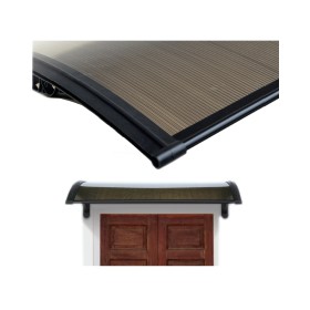 Pensilina per Esterno Policarbonato Alveolare Brunita L 150 x P 100 Cm