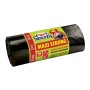 60 Sacchi Neri per Pattumiera Maxi Strong 150 Litri 80 x 120 Centimetri Domopak