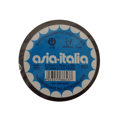 NASTRO ISOLANTE IMQ LARGHEZZA MM 25 METRI 25 NERO