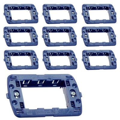 SUPPORTO 3 MODULI LIGHT LIVING BTICINO 10 PEZZI