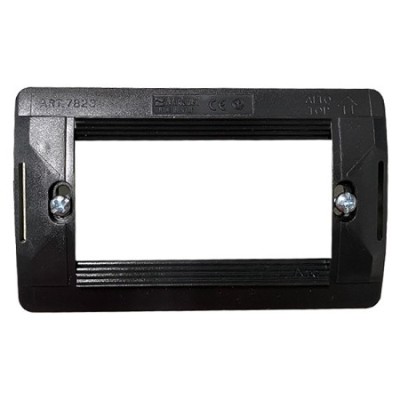 Supporto Telaio Plastica 3 Posti Serie Arc 7823 Marlanvil con Viti