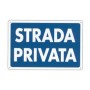 Cartello Strada Privata In PVC Resistente Dimensioni 30x20 Cm