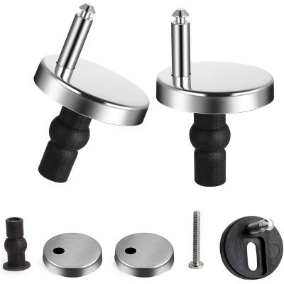 Coppia Cerniere Inox per Sedili WC Copriwater Sgancio Rapido Universale