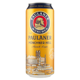 Birra Paulaner Munchner Hell Munich Lager 4,9 % Volume Lattina da 50 Cl