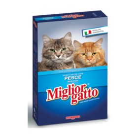 Multipack da 6 Confezioni di Miglior Gatto Morando Adult Croccantini Secchi al Pesce 400 Gr