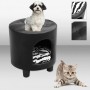 Pouf per Cani e Gatti Zebrato con Soffice Cuscino Fuss Dog Made in Italy