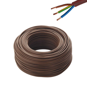 Cavo Elettrico Gommato Tripolare 3 Poli Antifiamma 3G1,5 mmq Metri 20