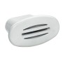 TROMBA ELETTRICA OVALE DA INCASSO PER MOTOSCAFI COLORE BIANCO Db 107