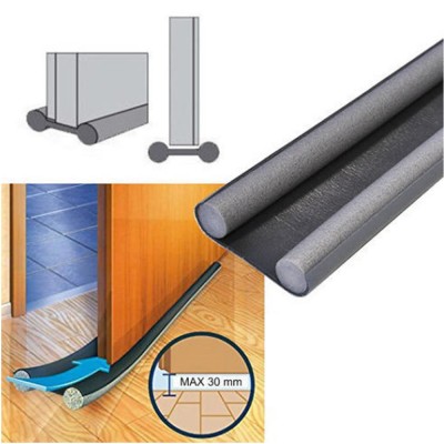 Parafreddo Paraspifferi Sottoporta In Polietilene Lunghezza Cm 95 Antracite