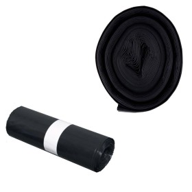 10 Sacchi Neri per Pattumiera 160 Litri 90 x 120 Centimetri 70 Micron