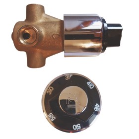 Miscelatore Termostatico Automatico Incasso Ottone Theta Attacco 1/2
