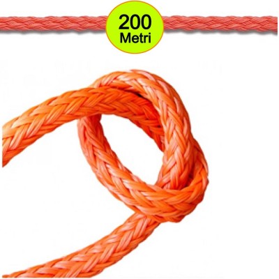 Treccia Senza Anima Arancio mm 6 Bobina Metri 200 Corda Galleggiante