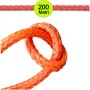 Treccia Senza Anima Arancio mm 6 Bobina Metri 200 Corda Galleggiante