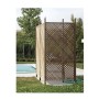 Multipack 5 pz Tralicci Fissi con Cornice Privacy Colore Marrone 0,60 x h 1,80 Metri in Legno