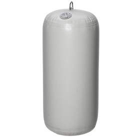 Parabordo Gonfiabile Grigio in PVC Tenuta Stagna Lunghezza cm 70 Diametro cm 30