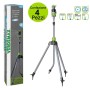 Multipack da 4 pz Irrigatore per Giardino Circolare a Turbina su Piede Telescopico 4 Getti 360° o Settore