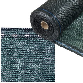Rete Ombreggiante Verde Scuro 85% Frangivista Con Asole H 1,2 X 100 Metri
