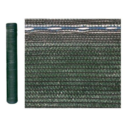 Rete Ombreggiante Frangivista Verde Scuro 90% Frangivista H 2 X 100 Metri Verdemax 