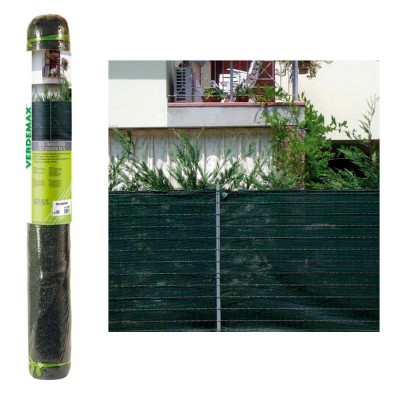 Rete Frangivista 95% Verde Scuro H 1 X 50 Metri gazebi pergolati giardini e terrazzi Verdemax