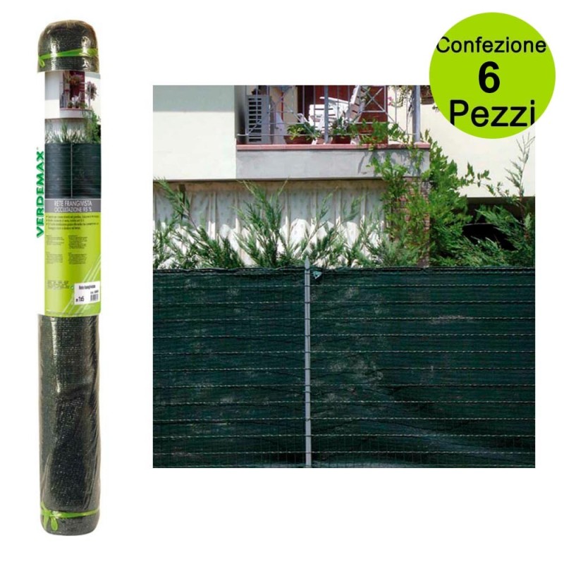 Rotolo Telo Ombreggiante Verde 3x100 Mt Frangivista Balcone