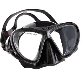 Abysstar Maschera Grifon Facciale in Silicone Nero Vetro Temperato