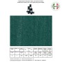 Rete Ombreggiante Verde Scuro 100% Ombra Totale Doppio Tessuto 1 H x 100 METRI
