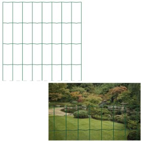 Rete Elettrosaldata Zincata Plastificata Maglia mm 100x50 Altezza 180 cm Rotolo da 25 Metri