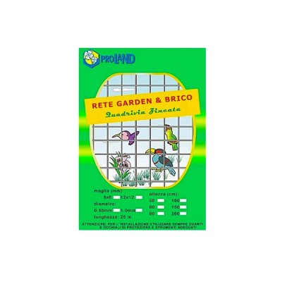 Rete Elettrosaldata e Zincata Quadrifia Maglia 6x6 mm Altezza 100 cm Rotolo da 25 Metri