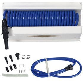 KIT TUBO SPIRALATO CON LANCIA A GETTO LAVAGGIO BARCA AUTO