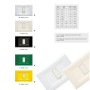 PLACCA CLICK 2 POSTI NERA TIPO MAGIC NUOVA FEB