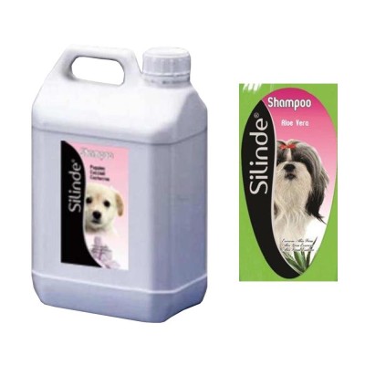 Silinde Shampoo per Cani Universale Aloe Vera Tanica da 5 LItri