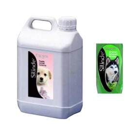 Silinde Shampoo per Cani Rinfrescante Menta Piperita Tanica da 5 Litri