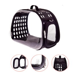 Fuss Dog Trasportino per Animali Trasparente Hard Case Max 10 KG