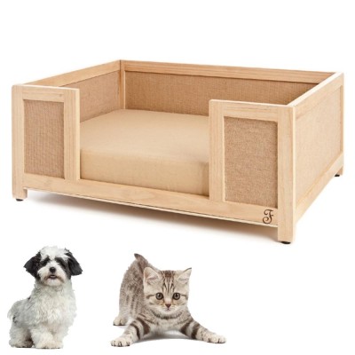 Divano per Cani Pet Beds Sofa' Vienna In Legno 65 x 46 x h 26 cm Linea Shabby