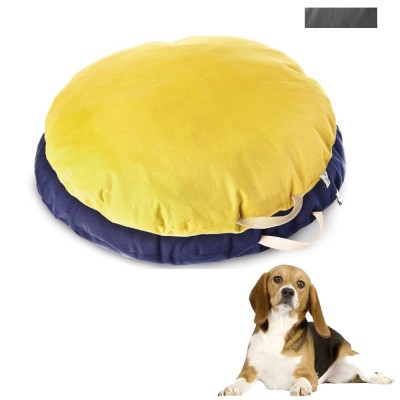 Cuscino per Cani Rotondo BEANBAG Coloro Grigio Diametro 80 cm
