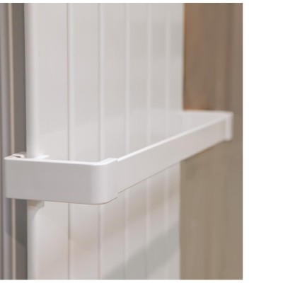 Pika' Porta Asciugamani Ercole CM 59,5 in Resina Colore Metallo Bianco