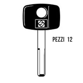 Pezzi 12 Chiave Silca Per Auto Testa Gommata HU43P Confezione  