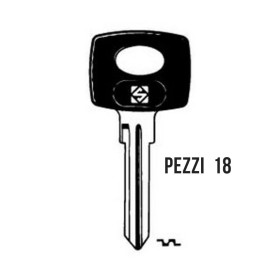 Pezzi 18 Chiave Silca Per Auto Testa Gommata CR4RP 