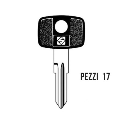 Pezzi 17 Chiave Grezza Silca Per Auto Testa Gommata YM28P Per Opel