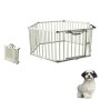 Recinto per Cani Esagonale in Alluminio Gabbia Pieghevole Allevatori