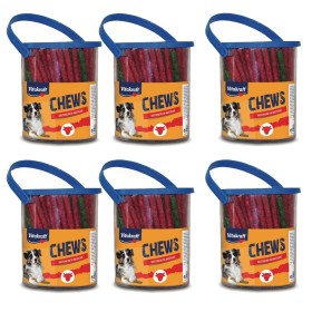 Multipack da 6 pz di Vitakraft Snack per Cani Bastoncini Colorati Lunghezza 12,5 Cm 100 Pezzi Cad