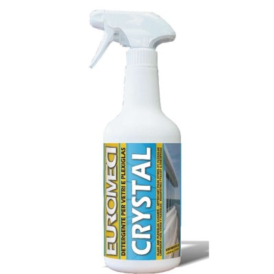 Euromeci Crystal Detergente per Vetri e Plexiglas confezione da 750 ml