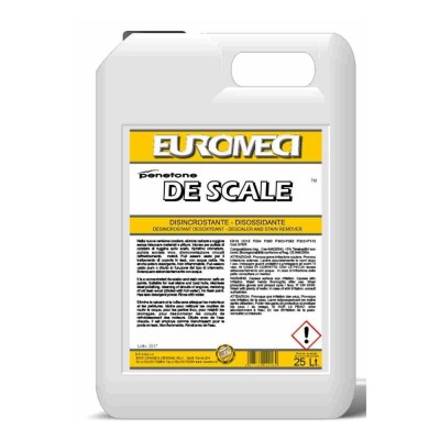Euromeci De Scale Disincrostante e Disossidante Confezione da 25 Litri
