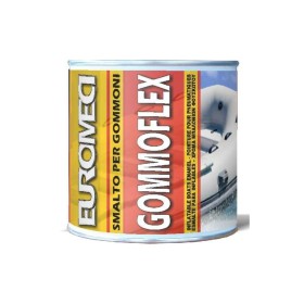Euromeci Gommoflex Smalto per Gommoni Colore Nero Confezione da 750 ml